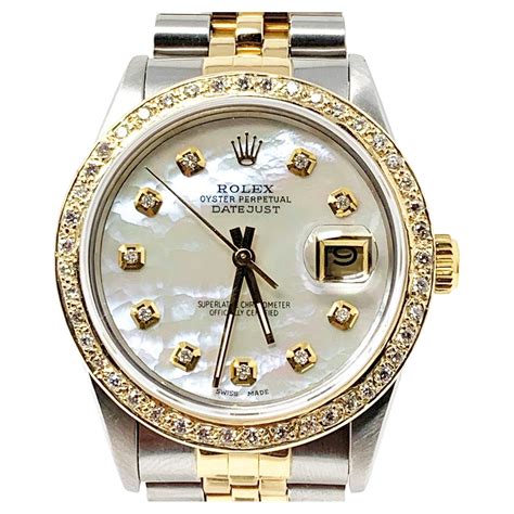 two tone rolex diamond|Rolex two tone diamond bezel.